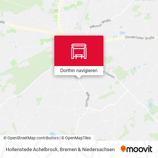 Hollenstede Achelbrock Karte