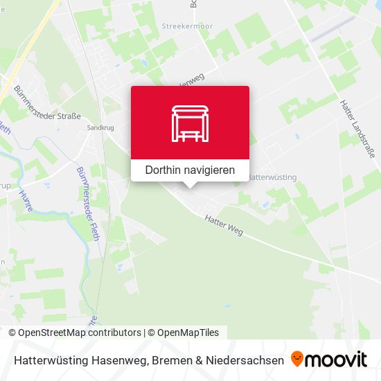 Hatterwüsting Hasenweg Karte