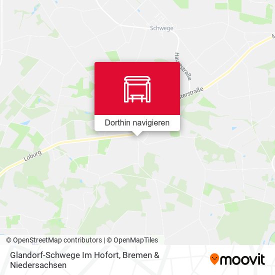 Glandorf-Schwege Im Hofort Karte