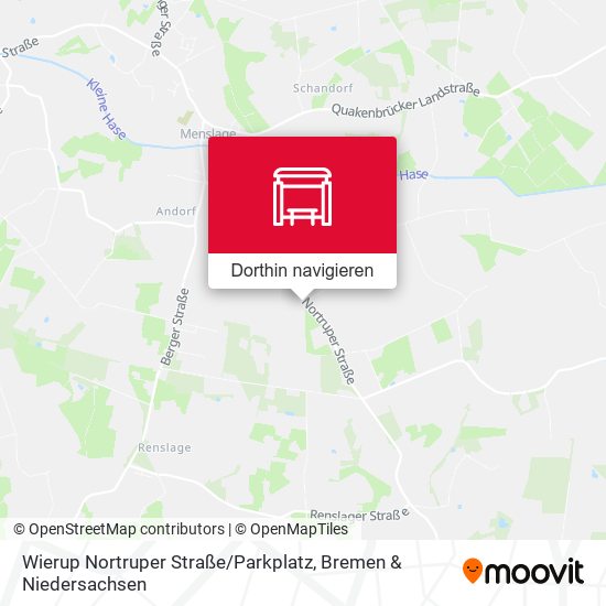 Wierup Nortruper Straße / Parkplatz Karte