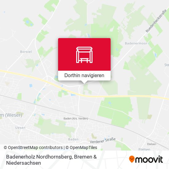 Badenerholz Nordhornsberg Karte