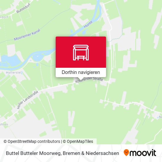 Buttel Butteler Moorweg Karte