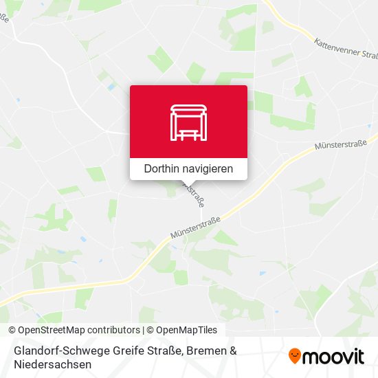 Glandorf-Schwege Greife Straße Karte