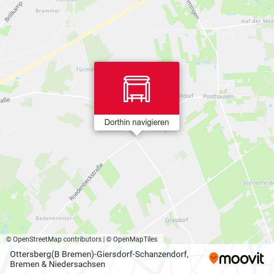 Ottersberg(B Bremen)-Giersdorf-Schanzendorf Karte