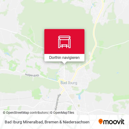 Bad Iburg Mineralbad Karte