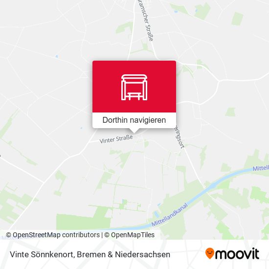 Vinte Sönnkenort Karte