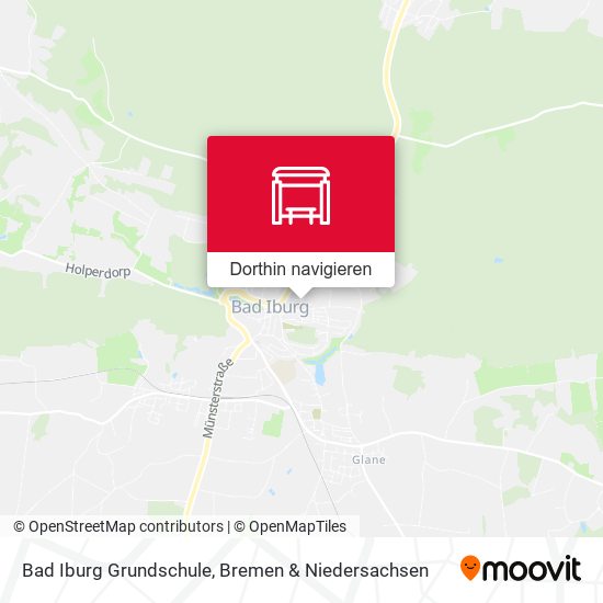 Bad Iburg Grundschule Karte