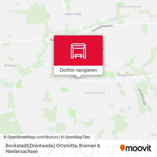Bockstedt(Drentwede) Ortsmitte Karte