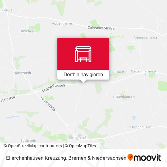 Ellerchenhausen Kreuzung Karte
