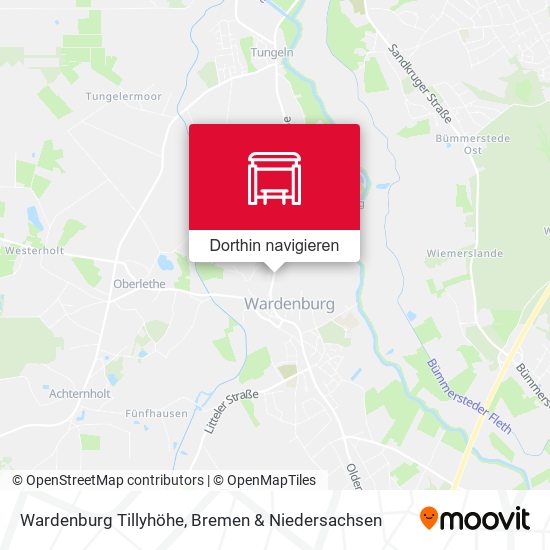Wardenburg Tillyhöhe Karte