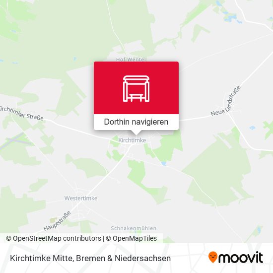 Kirchtimke Mitte Karte