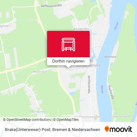 Brake(Unterweser) Post Karte