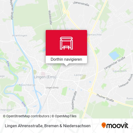 Lingen Ahrensstraße Karte