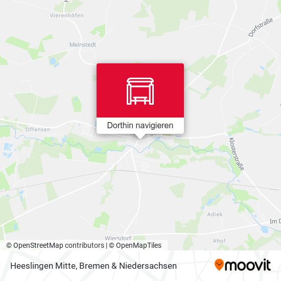 Heeslingen Mitte Karte