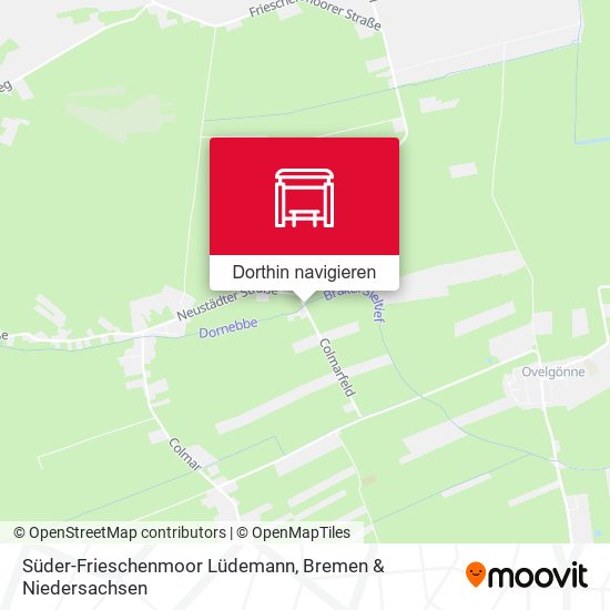 Süder-Frieschenmoor Lüdemann Karte