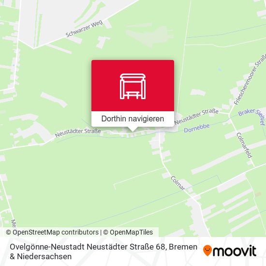 Ovelgönne-Neustadt Neustädter Straße 68 Karte