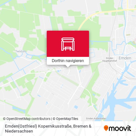 Emden(Ostfriesl) Kopernikusstraße Karte