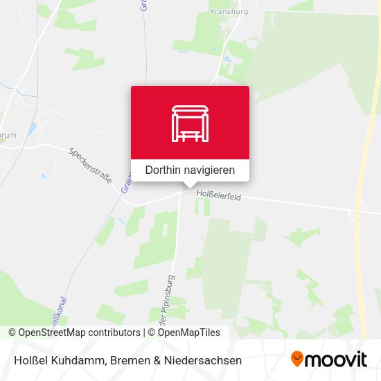 Holßel Kuhdamm Karte