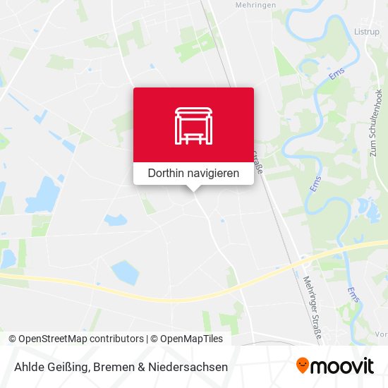 Ahlde Geißing Karte