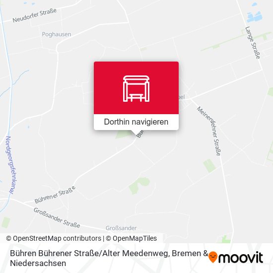 Bühren Bührener Straße / Alter Meedenweg Karte