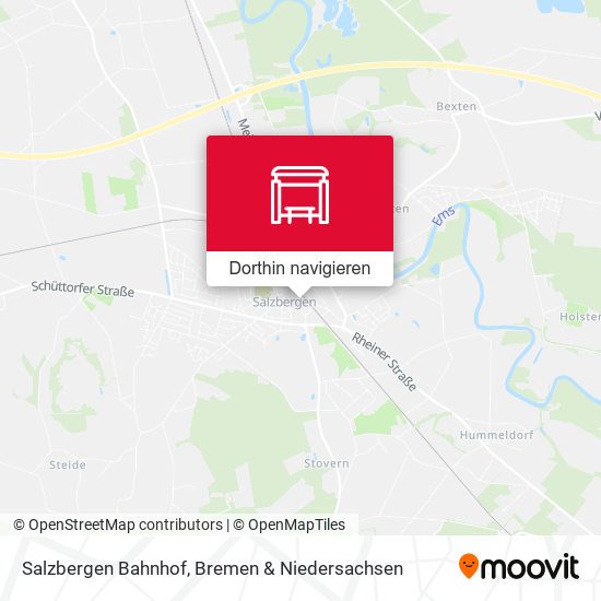 Salzbergen Bahnhof Karte