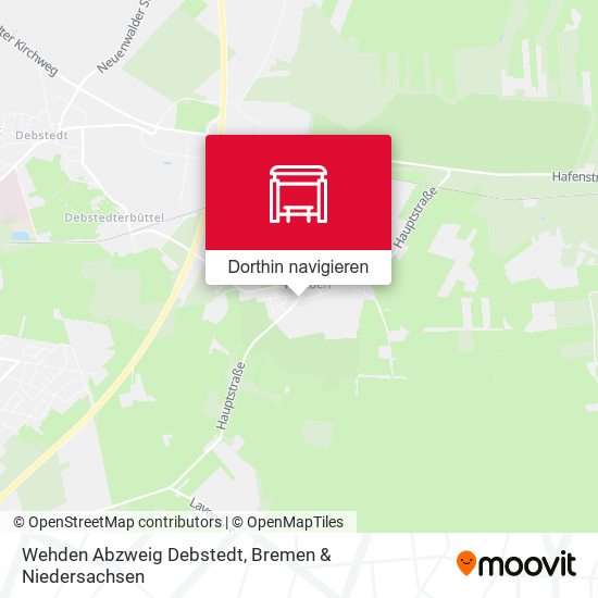 Wehden Abzweig Debstedt Karte