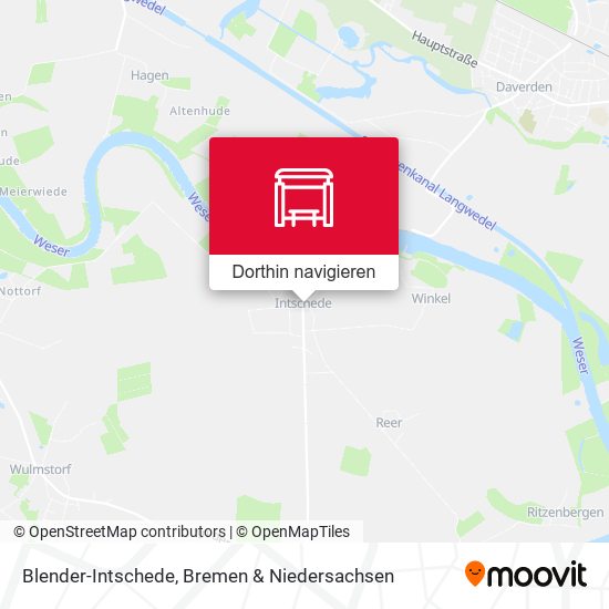Blender-Intschede Karte