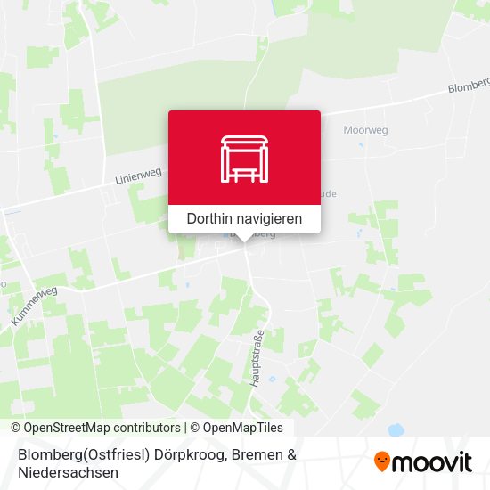 Blomberg(Ostfriesl) Dörpkroog Karte