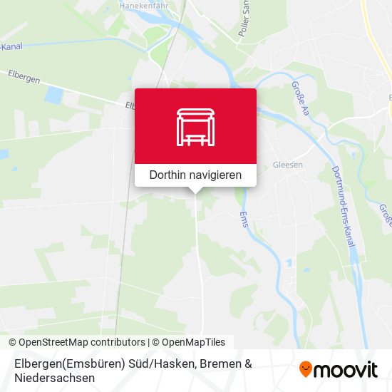 Elbergen(Emsbüren) Süd/Hasken Karte