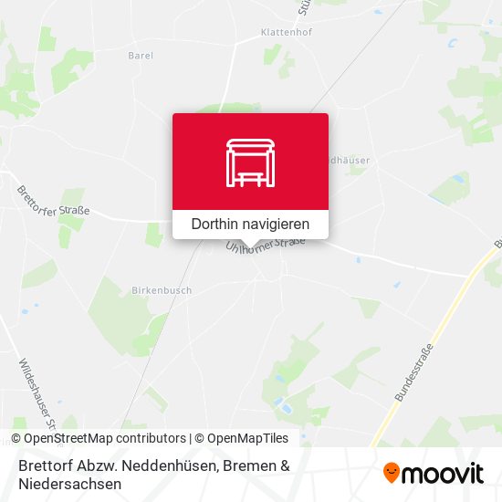 Brettorf Abzw. Neddenhüsen Karte