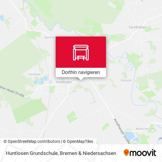 Huntlosen Grundschule Karte