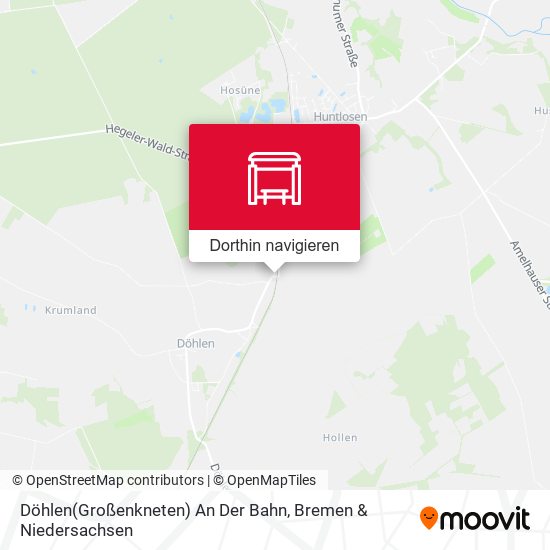 Döhlen(Großenkneten) An Der Bahn Karte