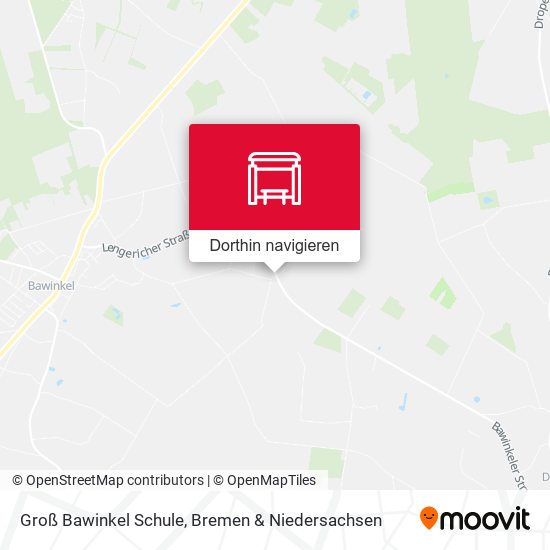 Groß Bawinkel Schule Karte