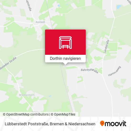 Lübberstedt Poststraße Karte