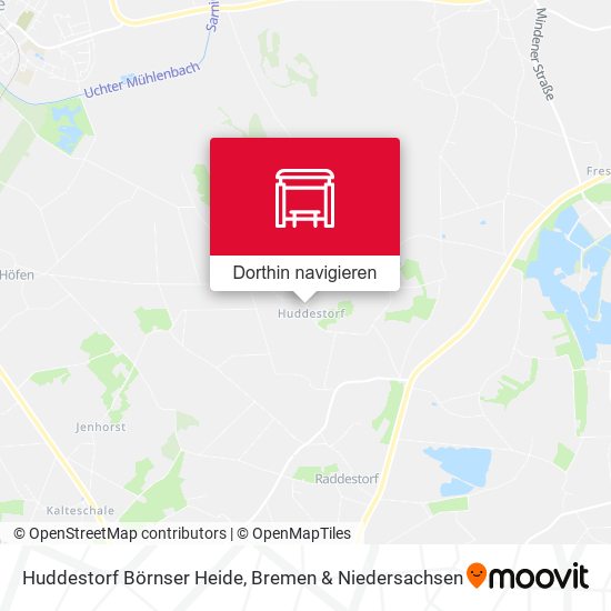 Huddestorf Börnser Heide Karte