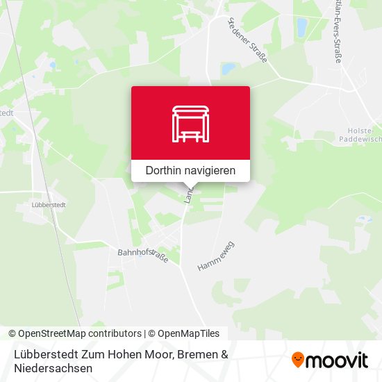 Lübberstedt Zum Hohen Moor Karte