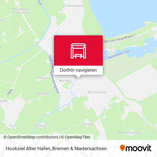 Hooksiel Alter Hafen Karte