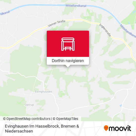Evinghausen Im Hasselbrock Karte