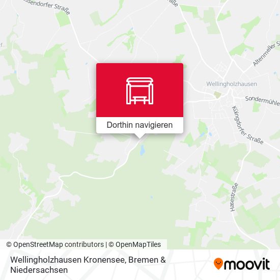 Wellingholzhausen Kronensee Karte