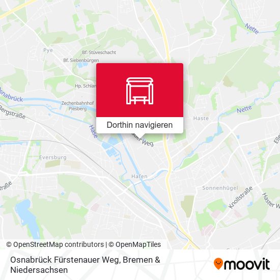 Osnabrück Fürstenauer Weg Karte