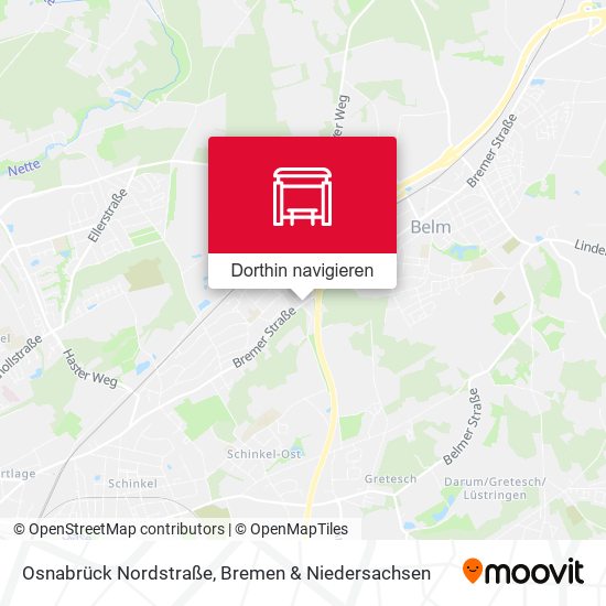 Osnabrück Nordstraße Karte