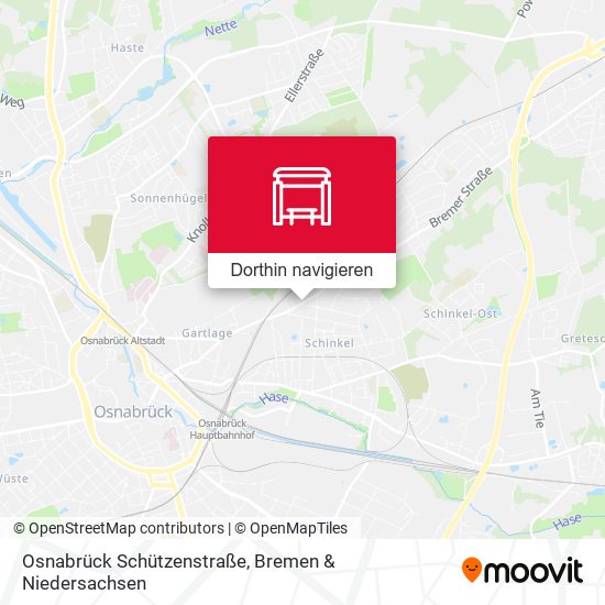 Osnabrück Schützenstraße Karte