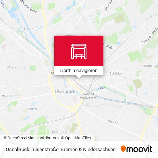 Osnabrück Luisenstraße Karte