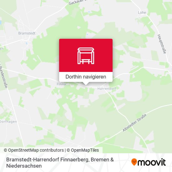 Bramstedt-Harrendorf Finnaerberg Karte