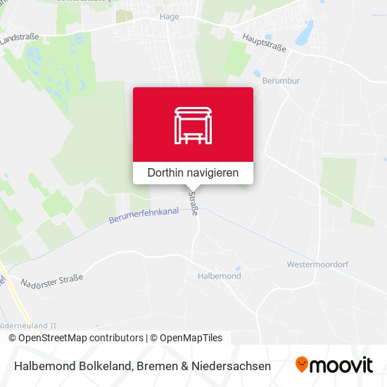 Halbemond Bolkeland Karte