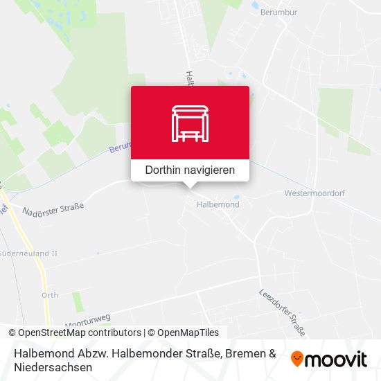 Halbemond Abzw. Halbemonder Straße Karte