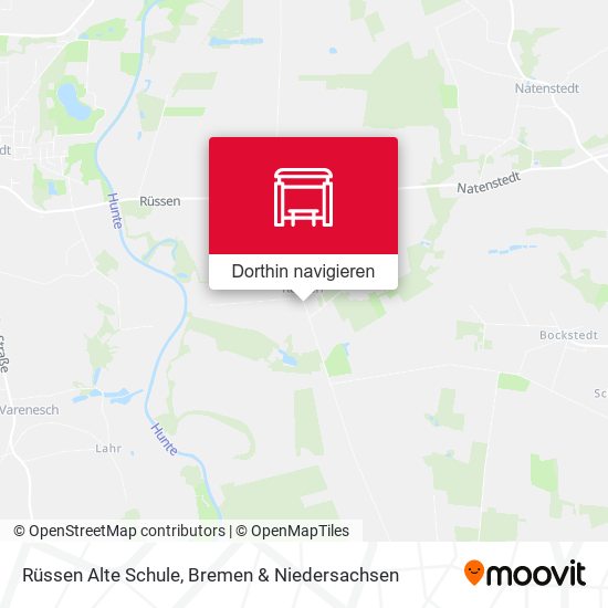 Rüssen Alte Schule Karte