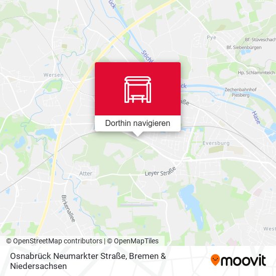 Osnabrück Neumarkter Straße Karte