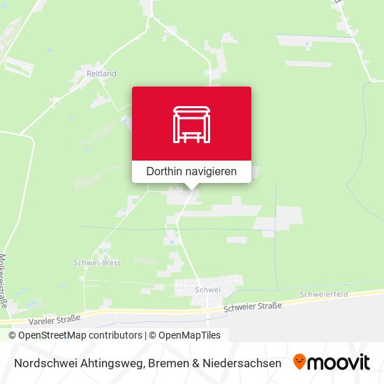 Nordschwei Ahtingsweg Karte