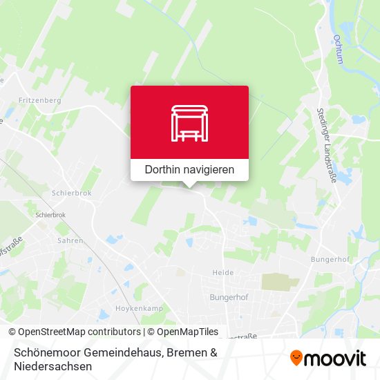 Schönemoor Gemeindehaus Karte